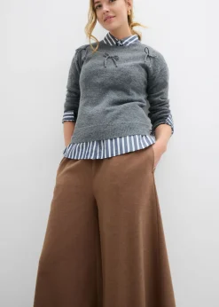 Culotte con aspecto de lana