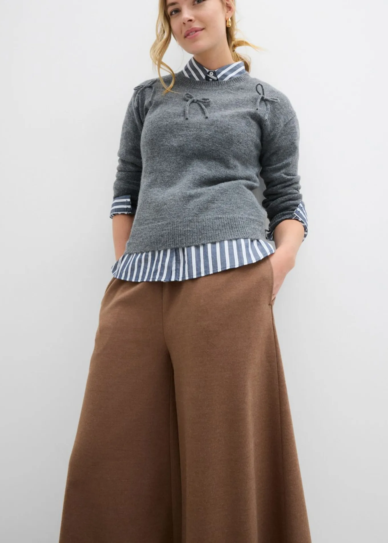 Culotte con aspecto de lana