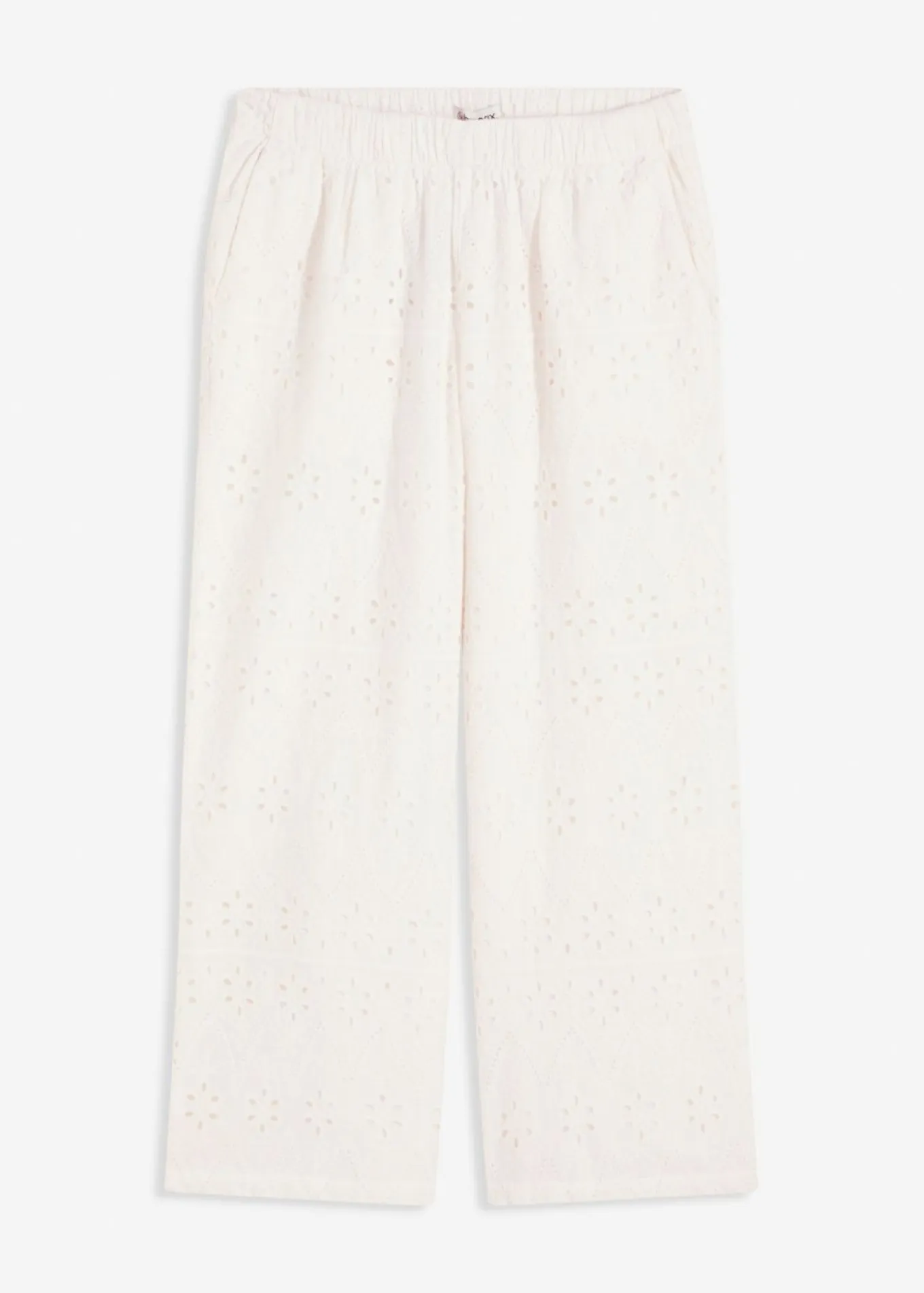 Culotte con bordado calado