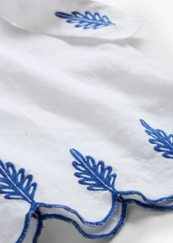 Culotte de lino con cinturón (conjunto de 2 piezas)