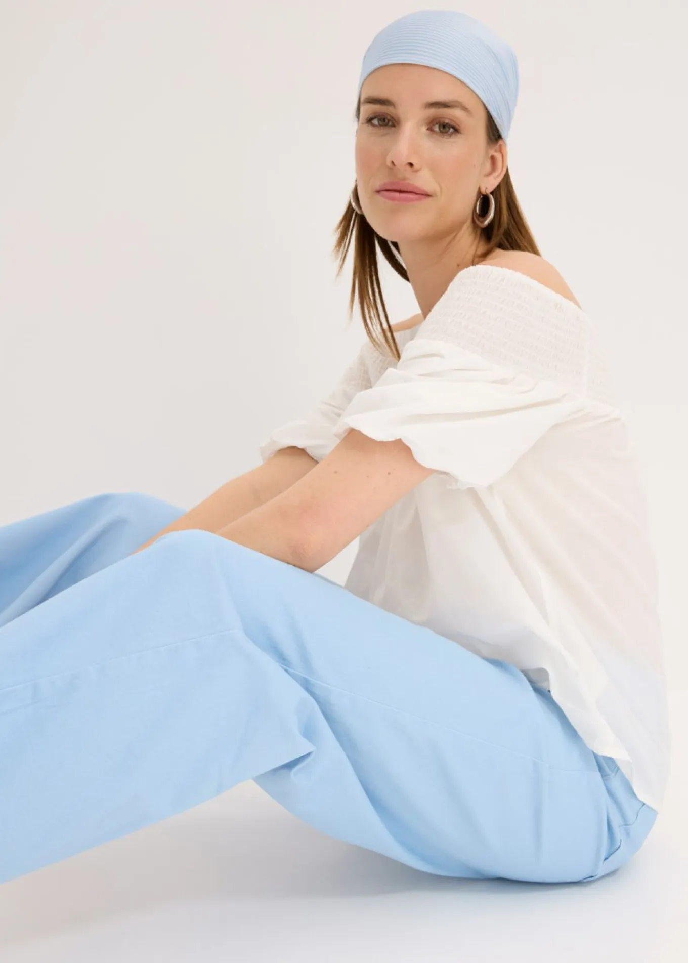 Culotte de mezcla de algodón elástico