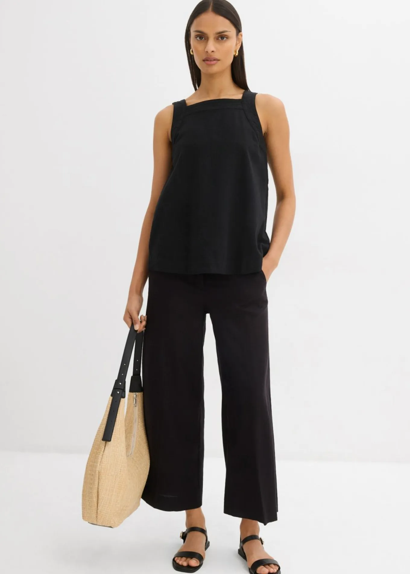 Culotte de mezcla de viscosa con cinturilla elástica