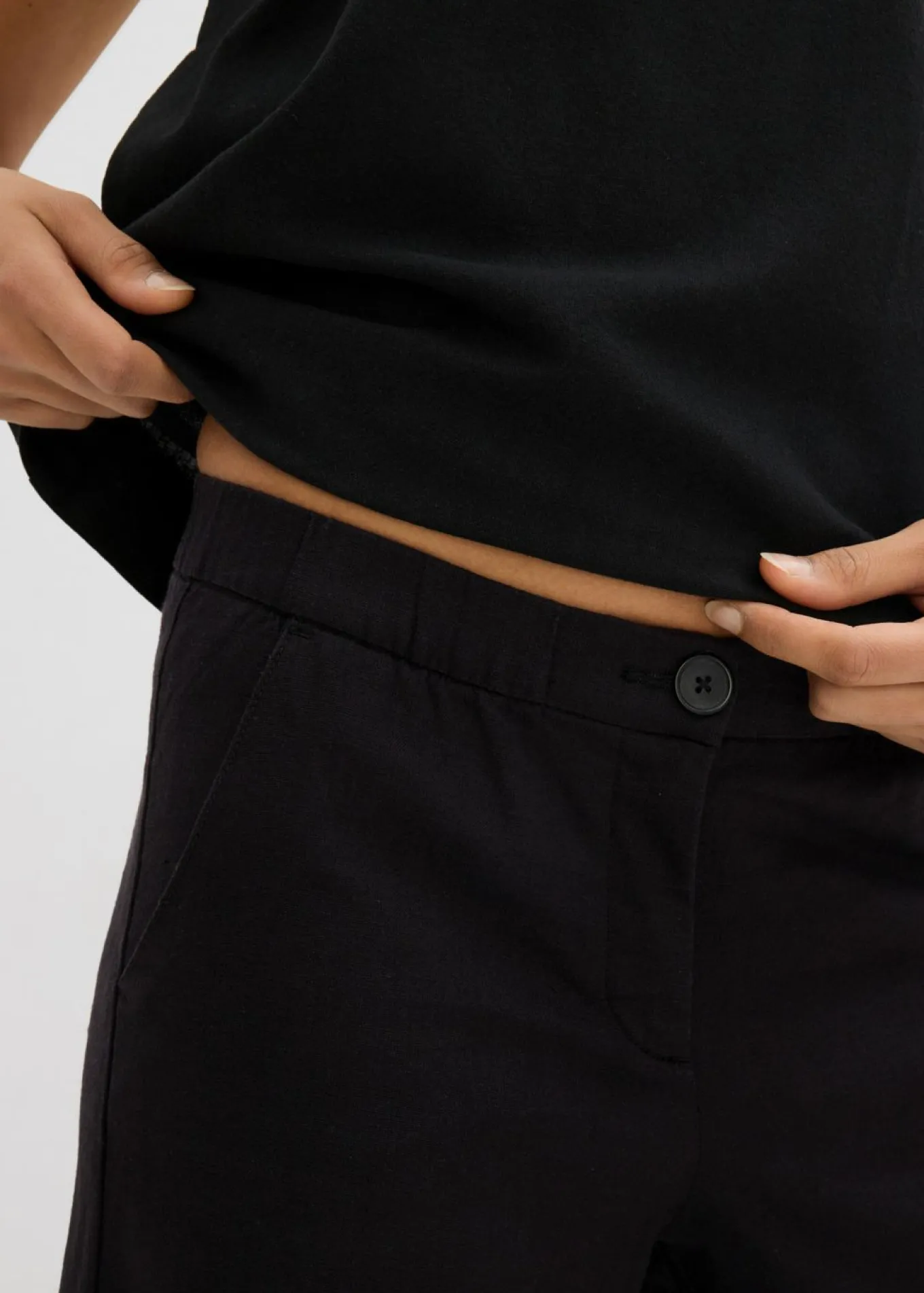 Culotte de mezcla de viscosa con cinturilla elástica