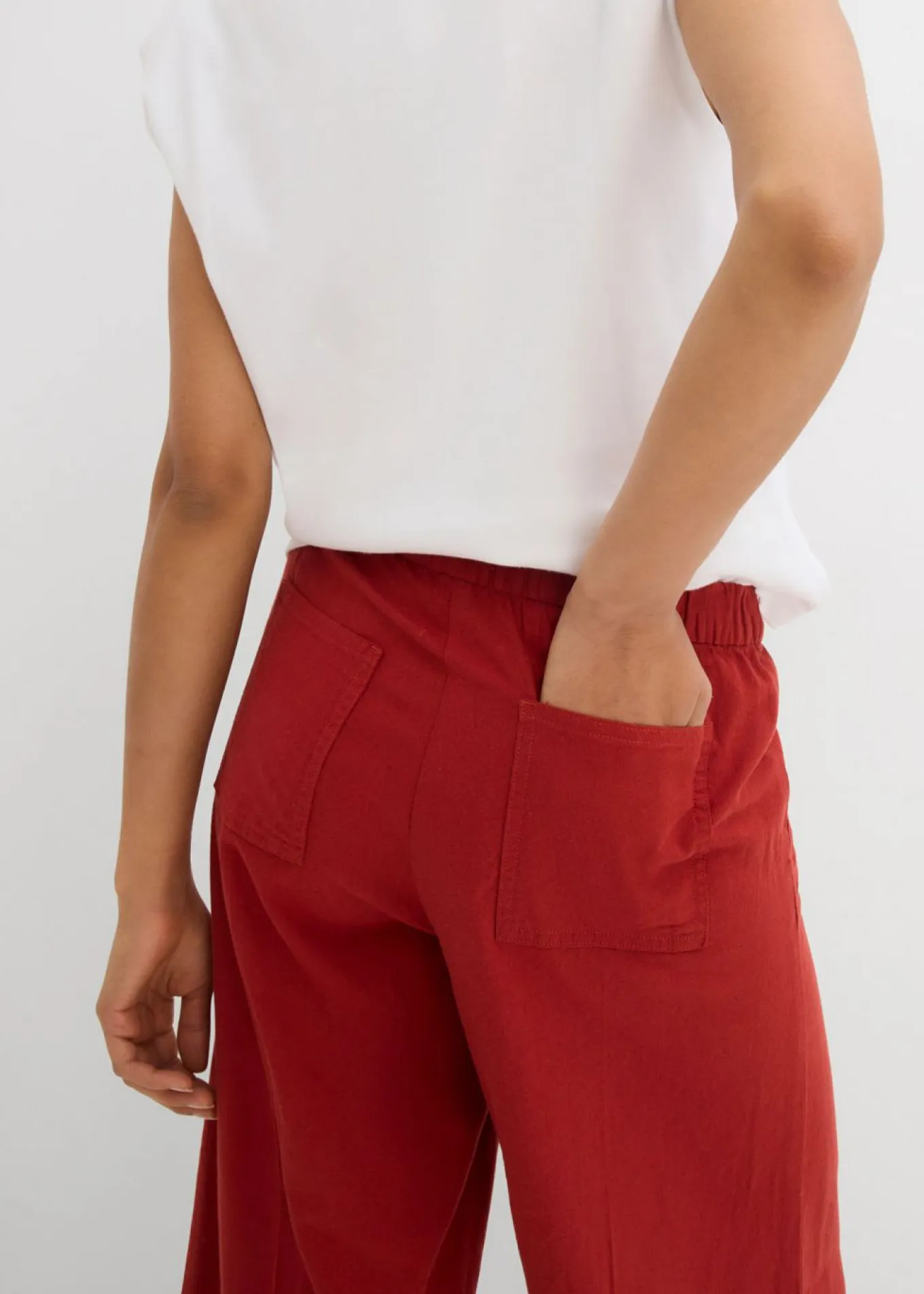 Culotte de mezcla de viscosa con cinturilla elástica