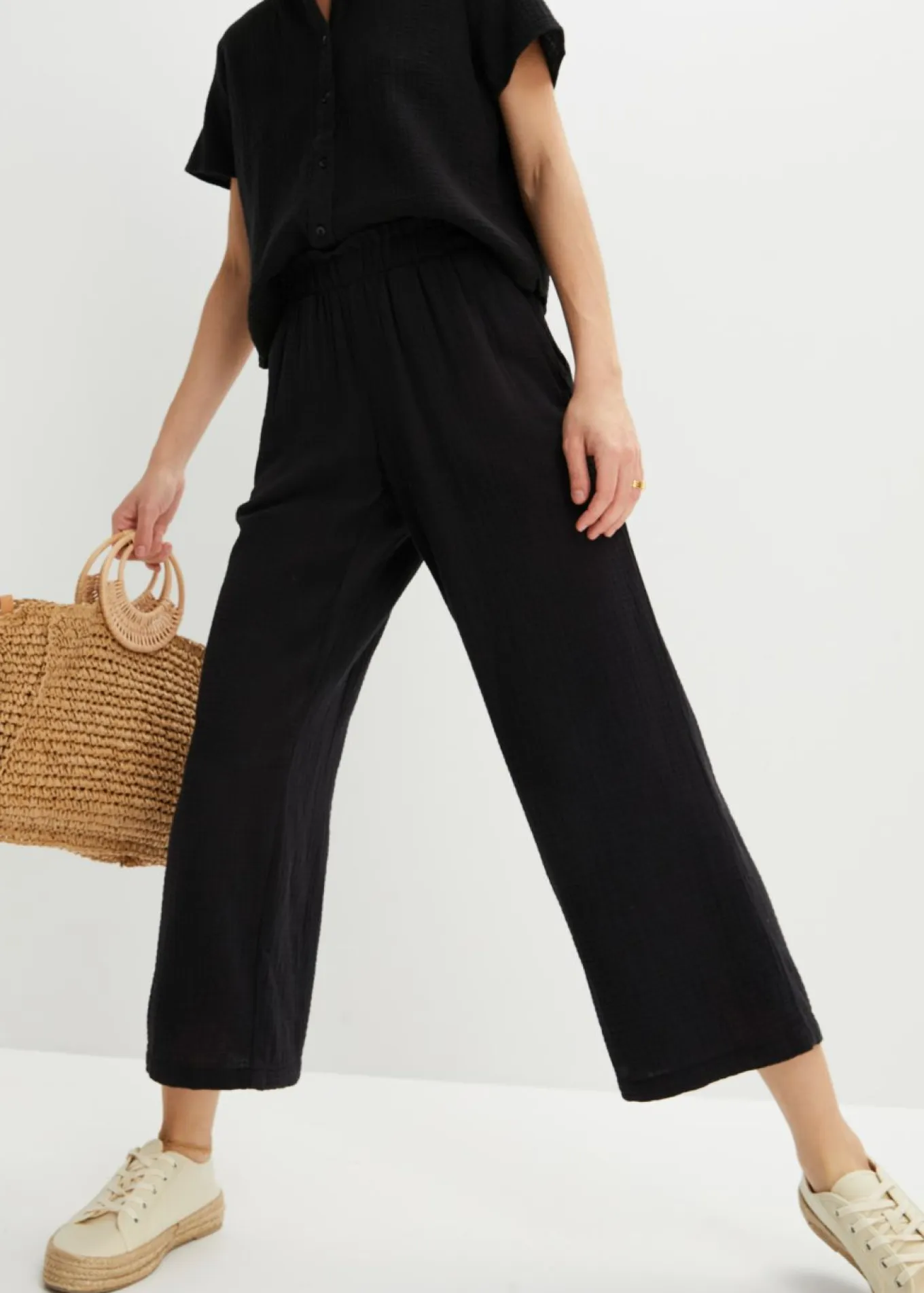 Culotte de muselina de algodón