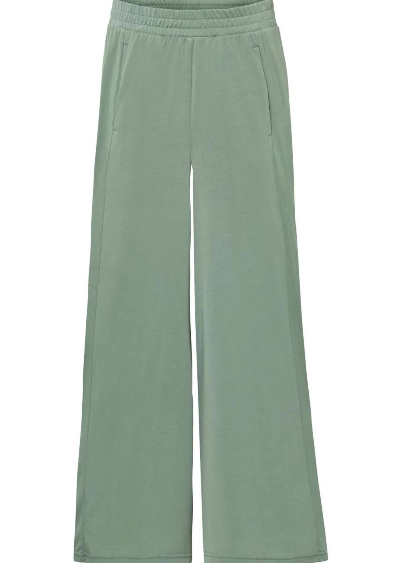 Culotte de punto con pierna ancha