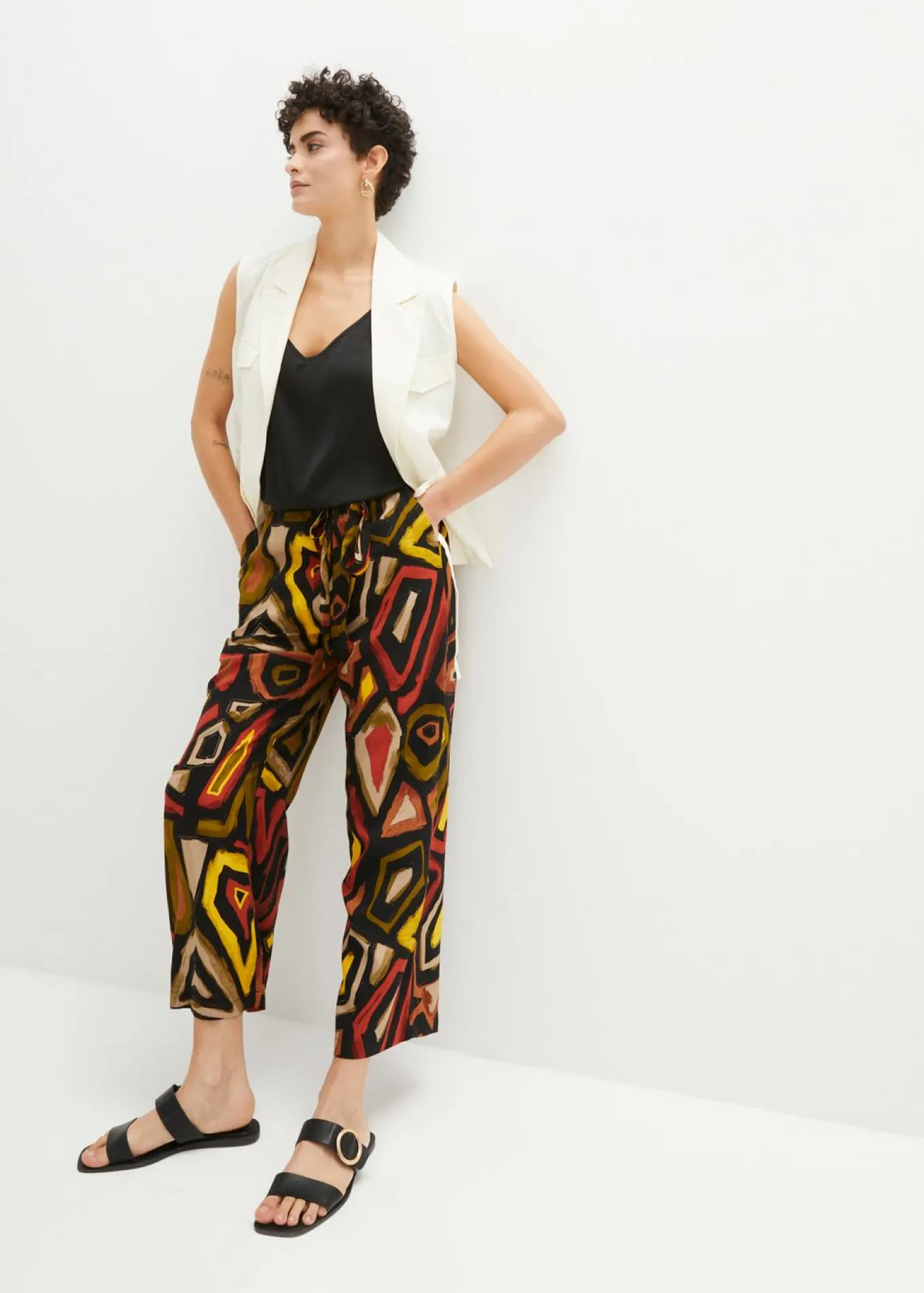 Culotte de viscosa fluida