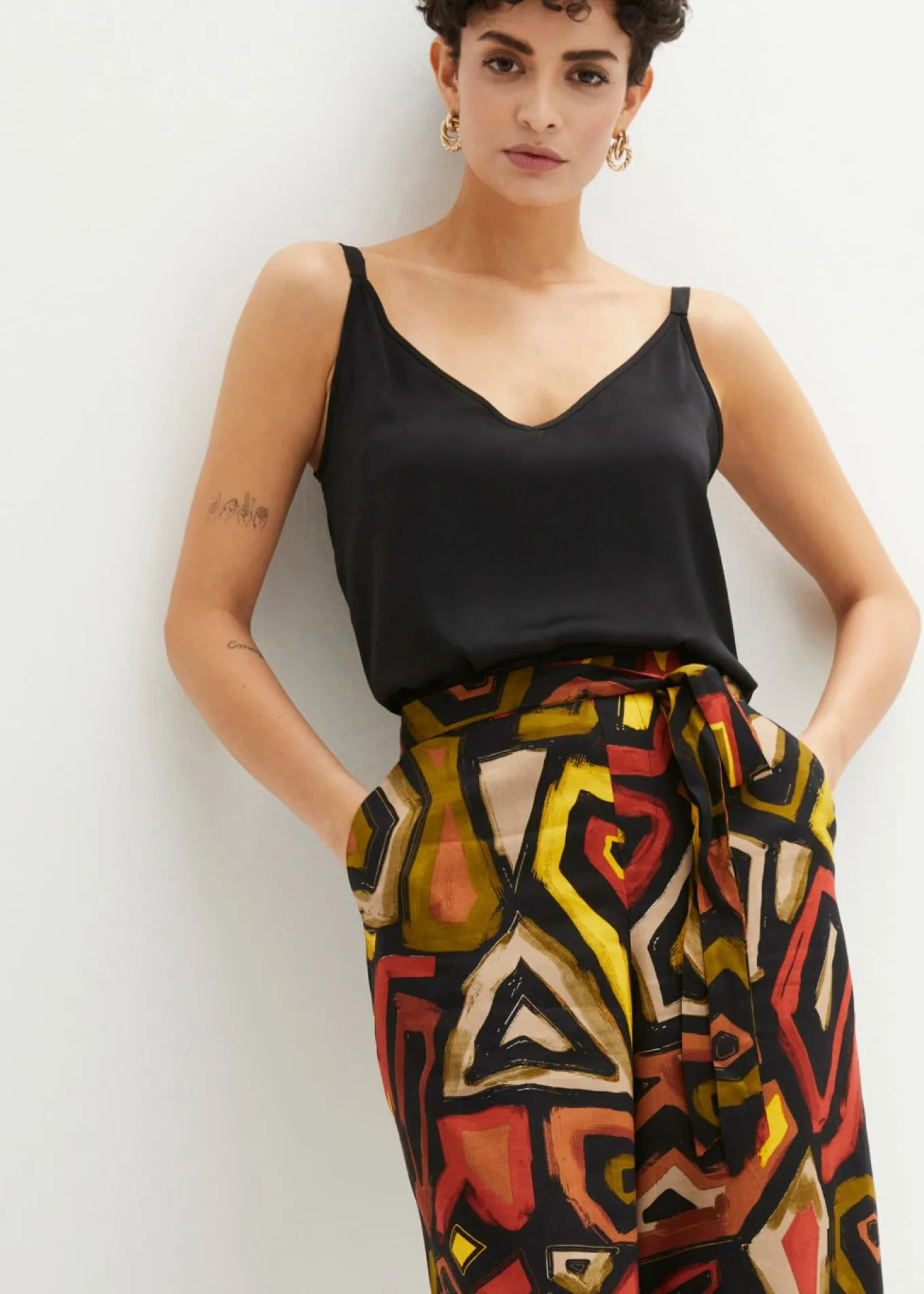 Culotte de viscosa fluida