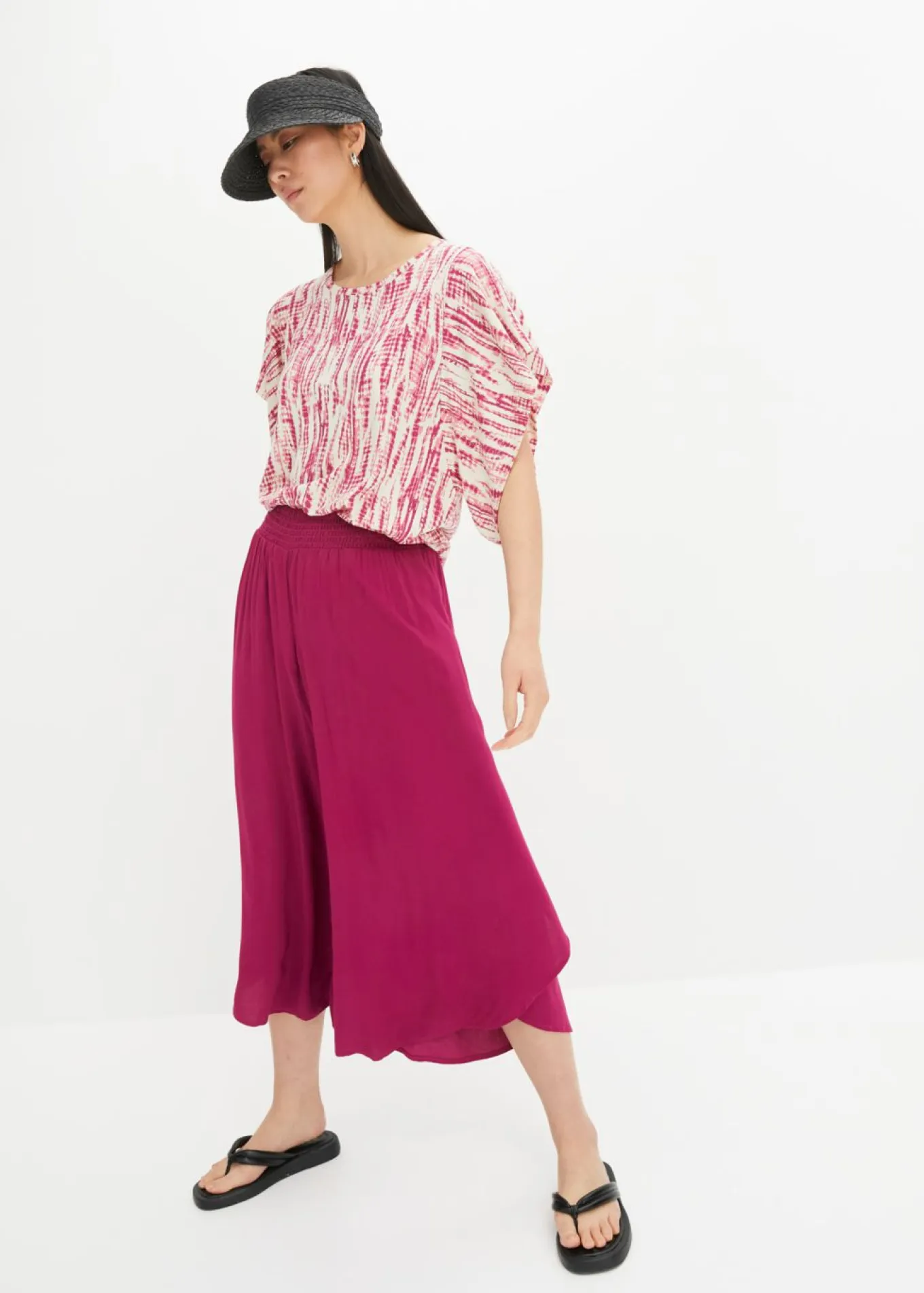 Culotte hasta la pantorrilla de viscosa sostenible