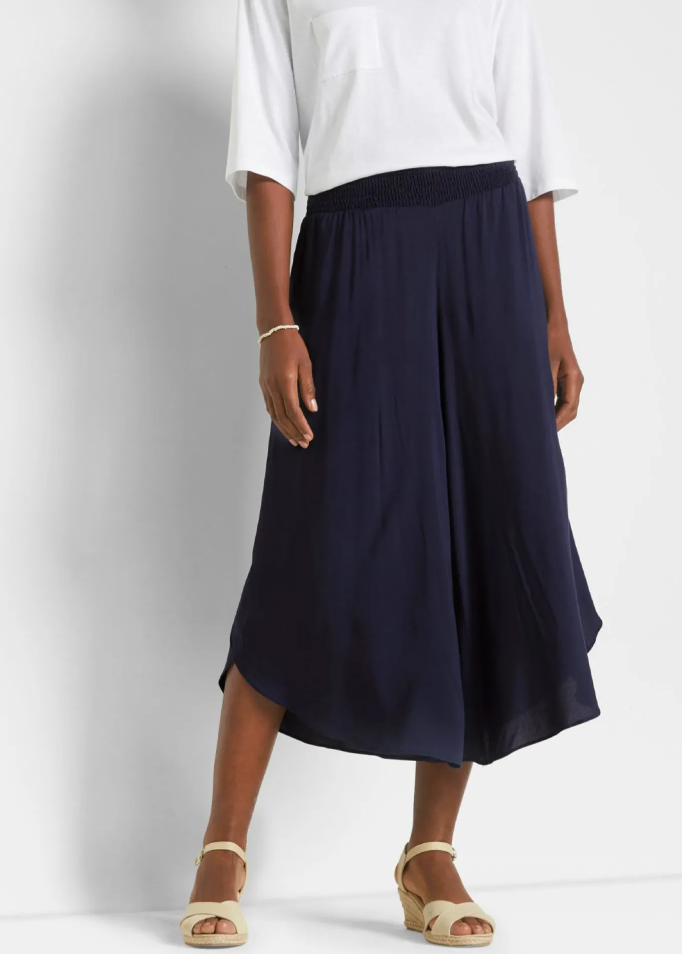 Culotte hasta la pantorrilla de viscosa sostenible