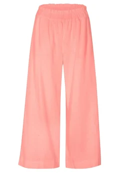 Culotte hasta la pantorrilla de mezcla de lino ligero