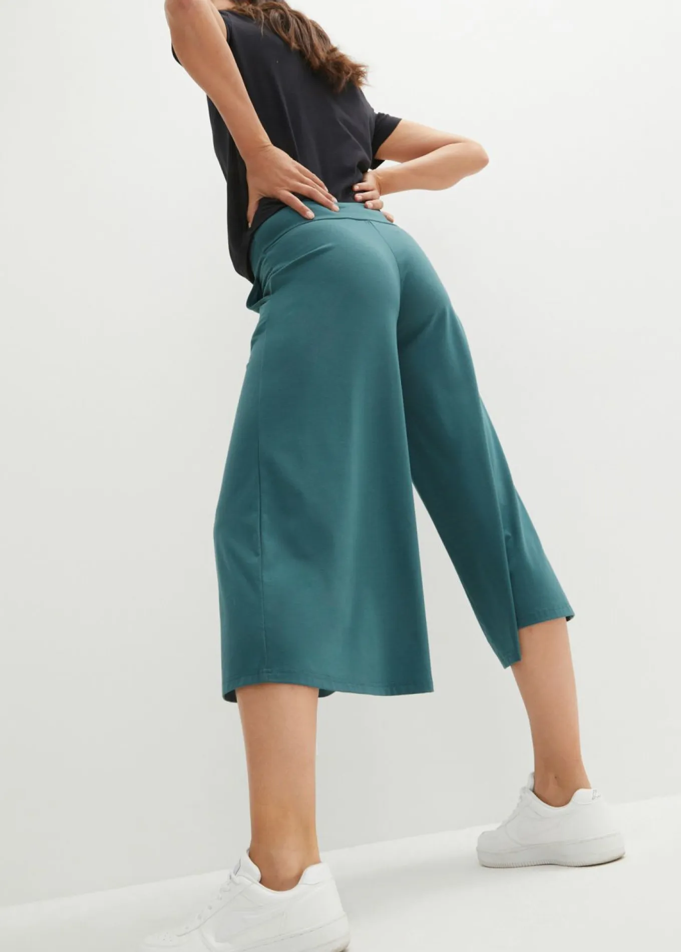Culotte homewear con pernera ancha