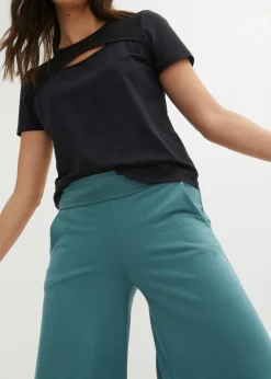 Culotte homewear con pernera ancha