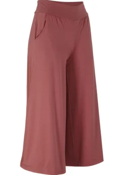 Culotte homewear con pernera ancha
