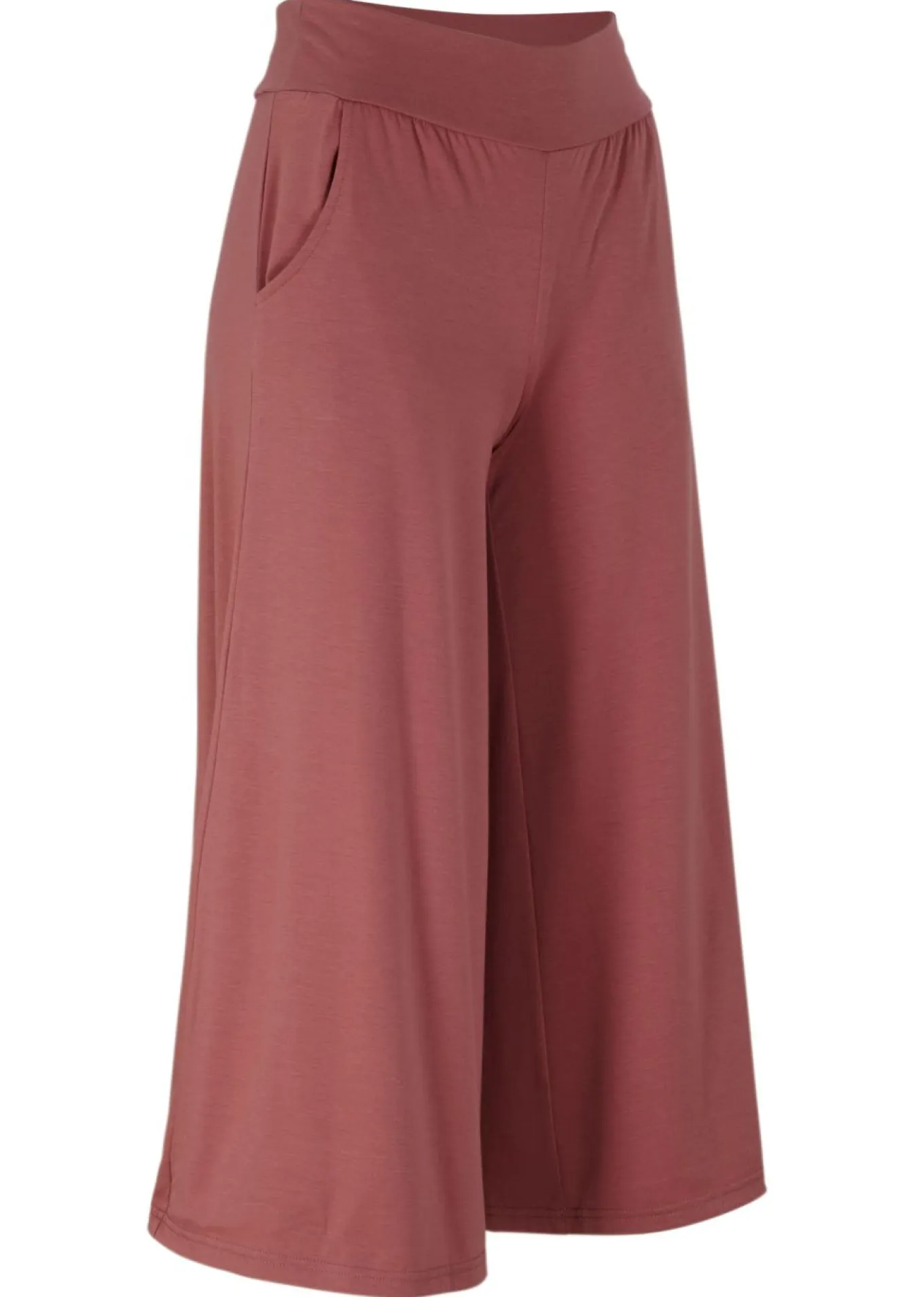 Culotte homewear con pernera ancha