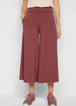 Culotte homewear con pernera ancha