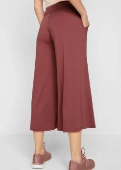 Culotte homewear con pernera ancha