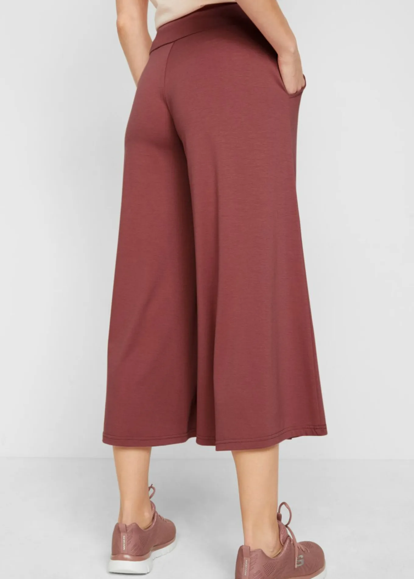 Culotte homewear con pernera ancha