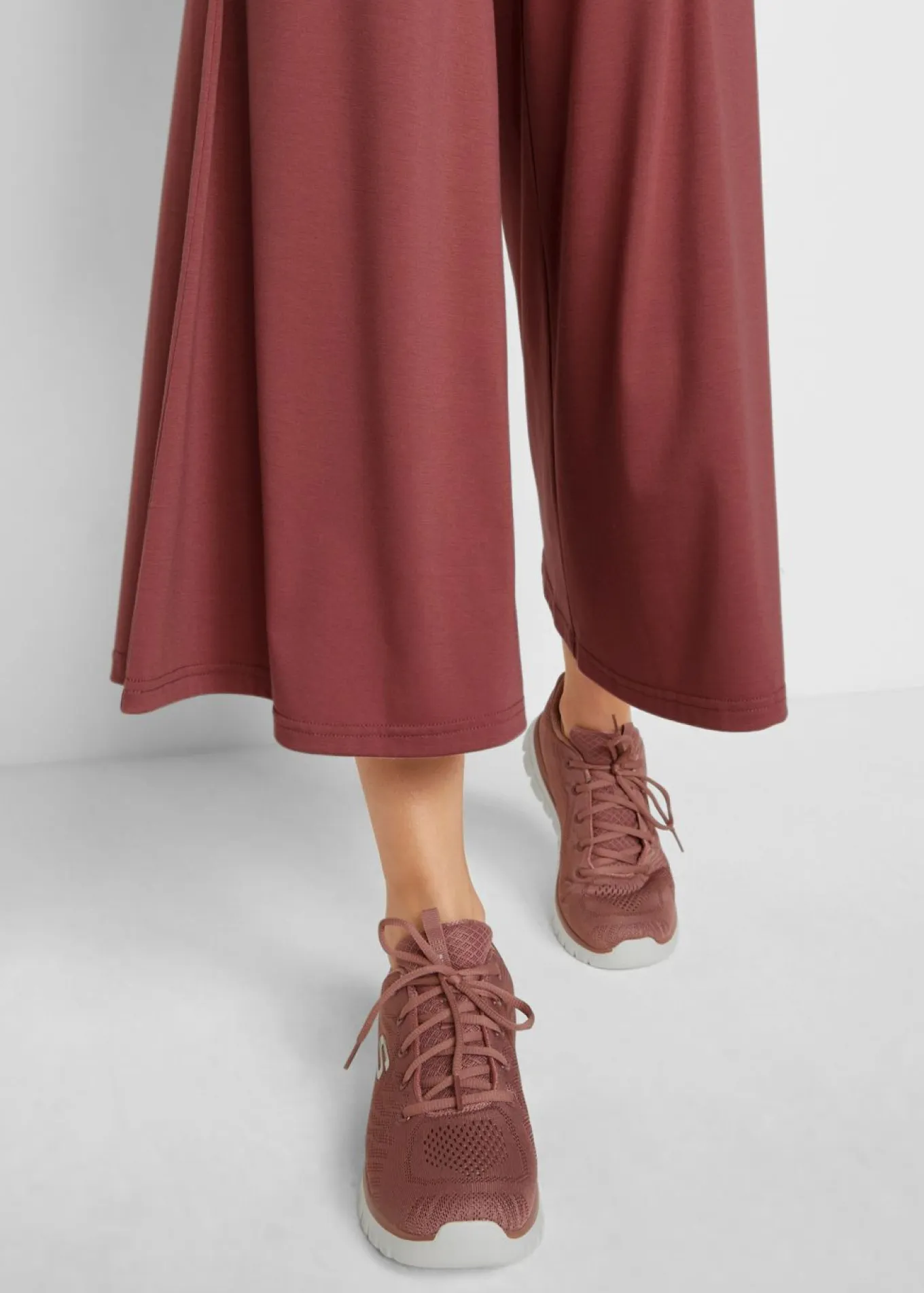 Culotte homewear con pernera ancha