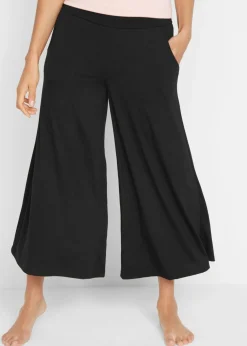 Culotte homewear con pernera ancha