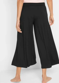 Culotte homewear con pernera ancha