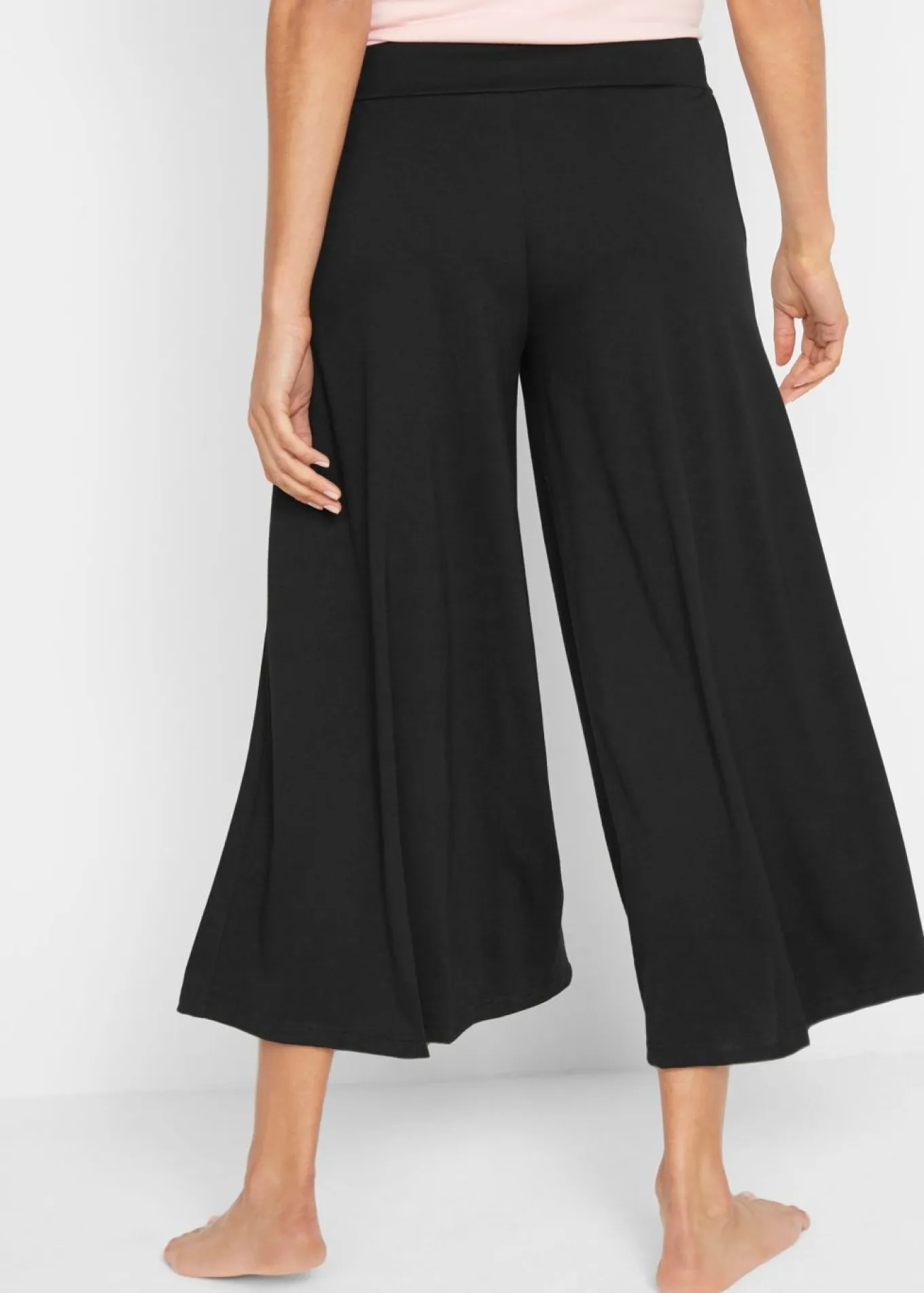 Culotte homewear con pernera ancha