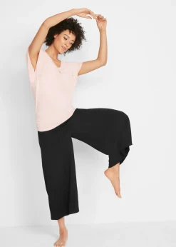 Culotte homewear con pernera ancha