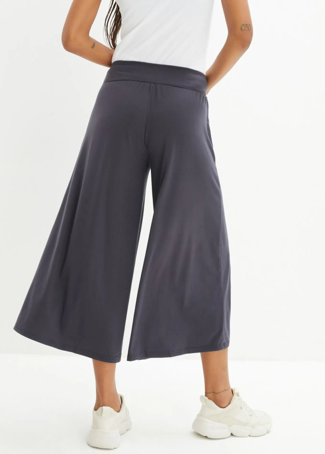 Culotte homewear con pernera ancha