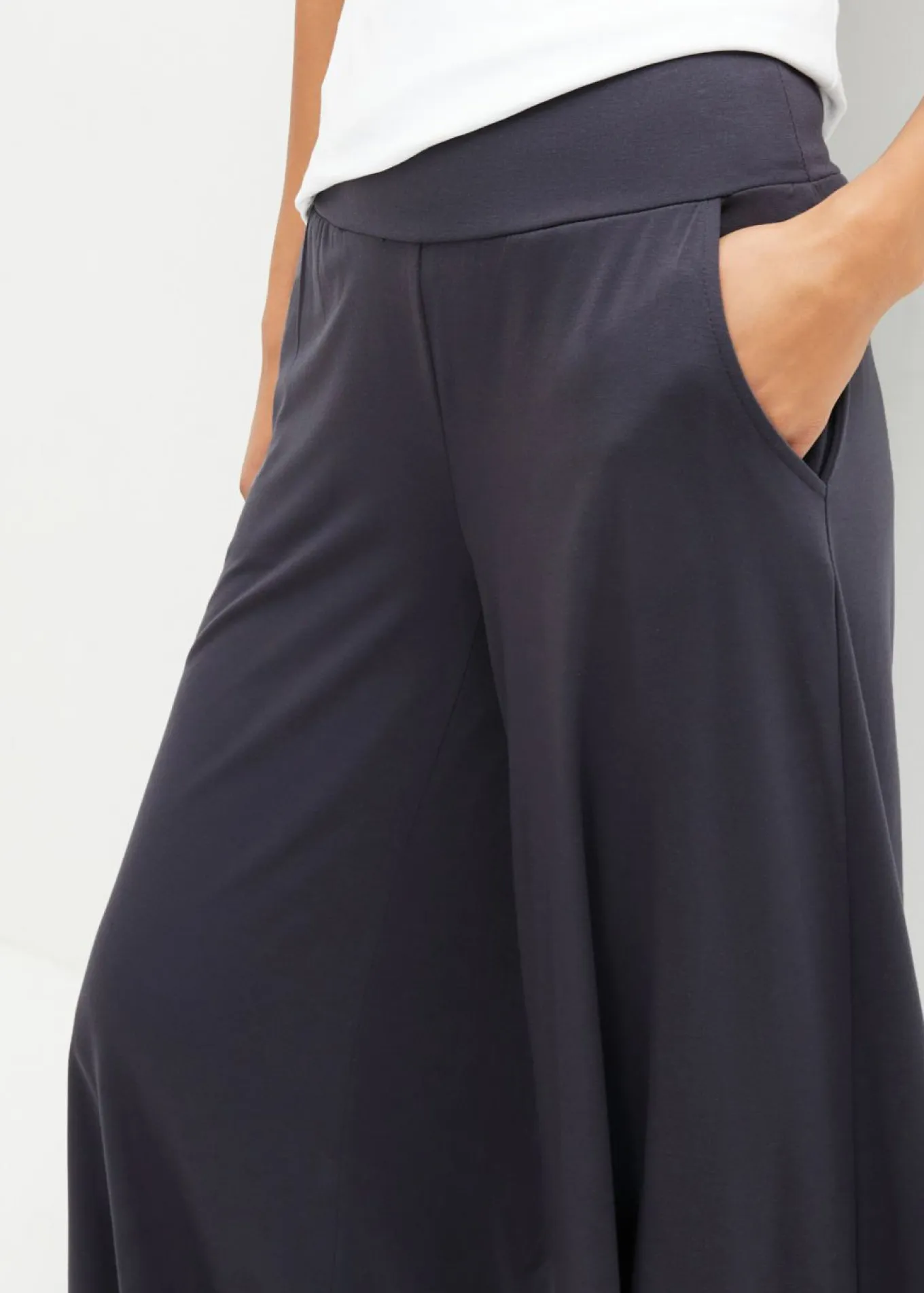 Culotte homewear con pernera ancha