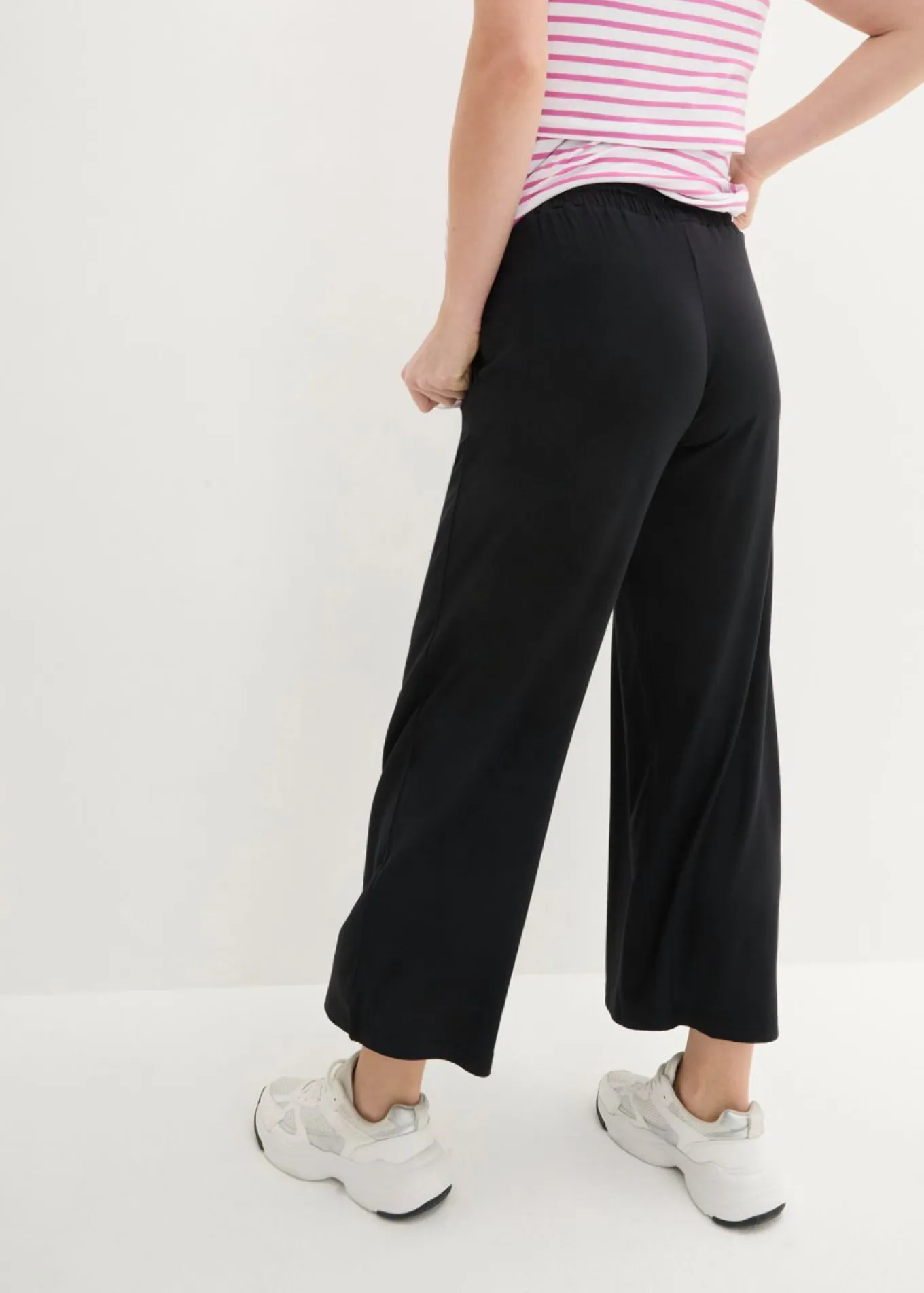 Culotte premamá de viscosa suave con corte holgado