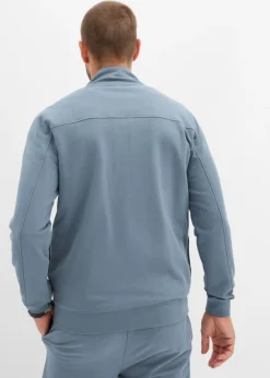 Elegante chaqueta de chándal de suave mezcla de algodón