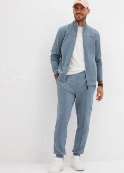 Elegante chaqueta de chándal de suave mezcla de algodón