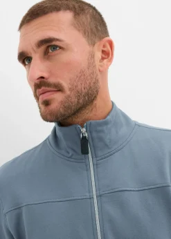 Elegante chaqueta de chándal de suave mezcla de algodón