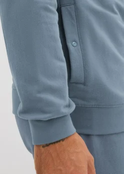 Elegante chaqueta de chándal de suave mezcla de algodón