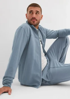Elegante pantalón deportivo con ribete de suave mezcla de algodón