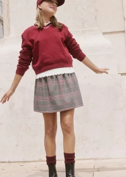 Falda con cinturilla elástica