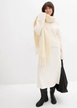 Falda corta de punto de mezcla de viscosa suave