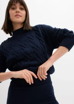 Falda corta de punto de mezcla de viscosa suave