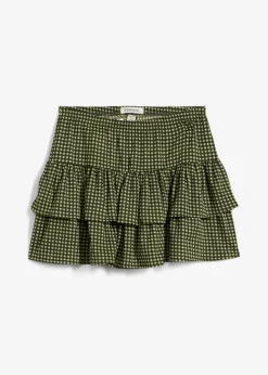 Falda de capas de crepé estructurado