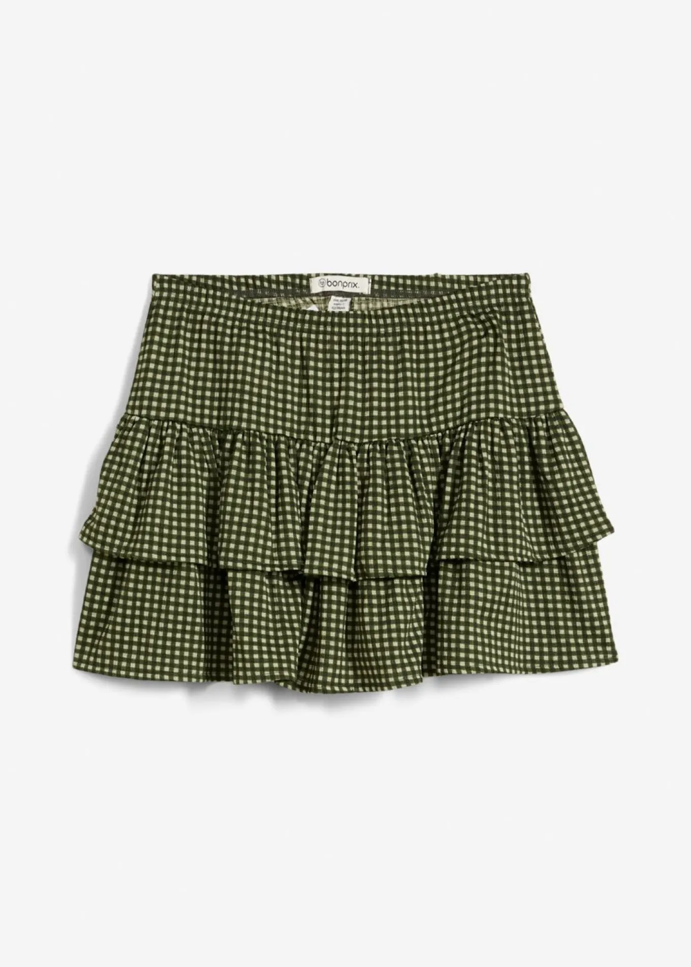 Falda de capas de crepé estructurado