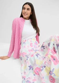 Falda de capas de muselina