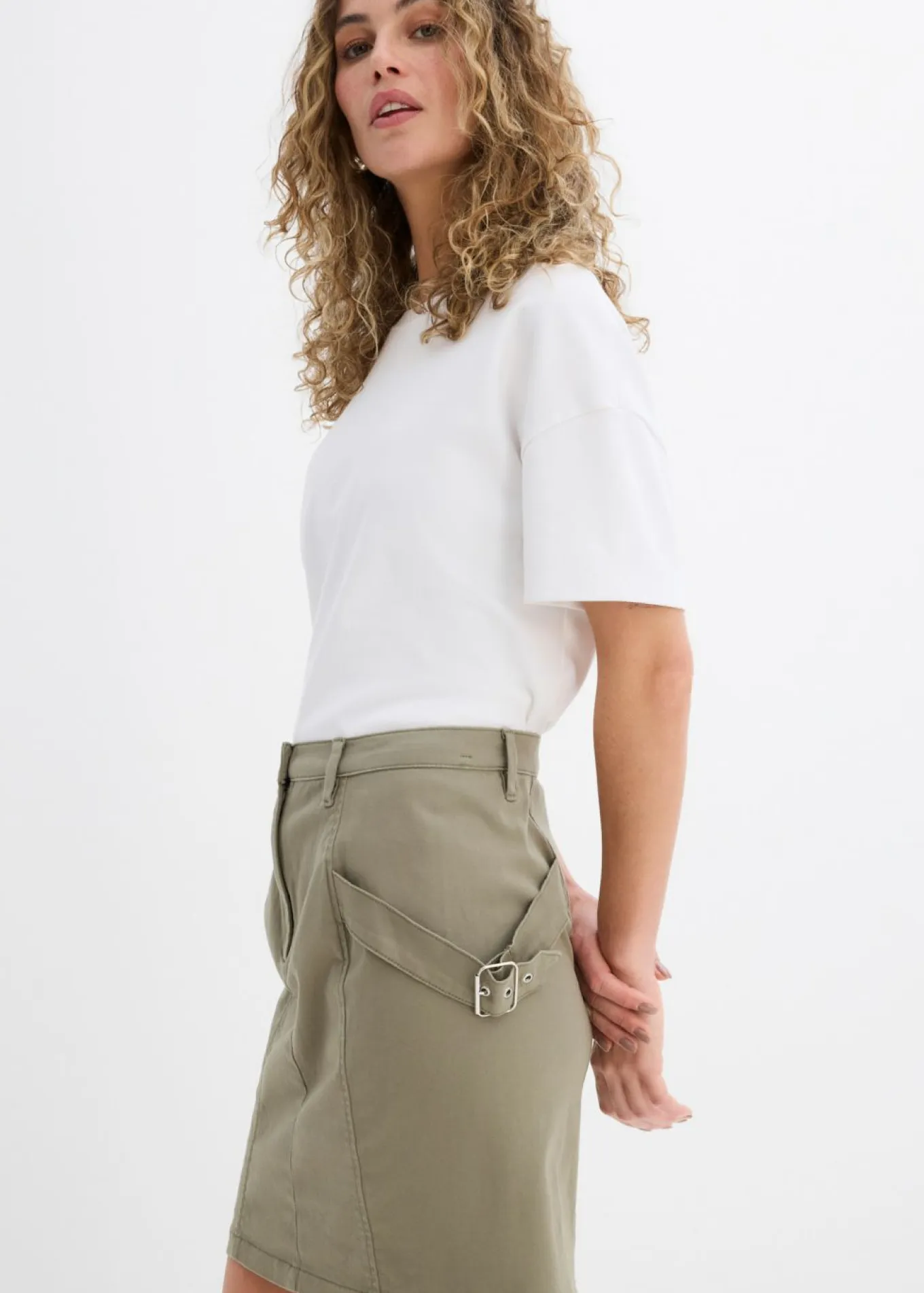 Falda de estilo cargo