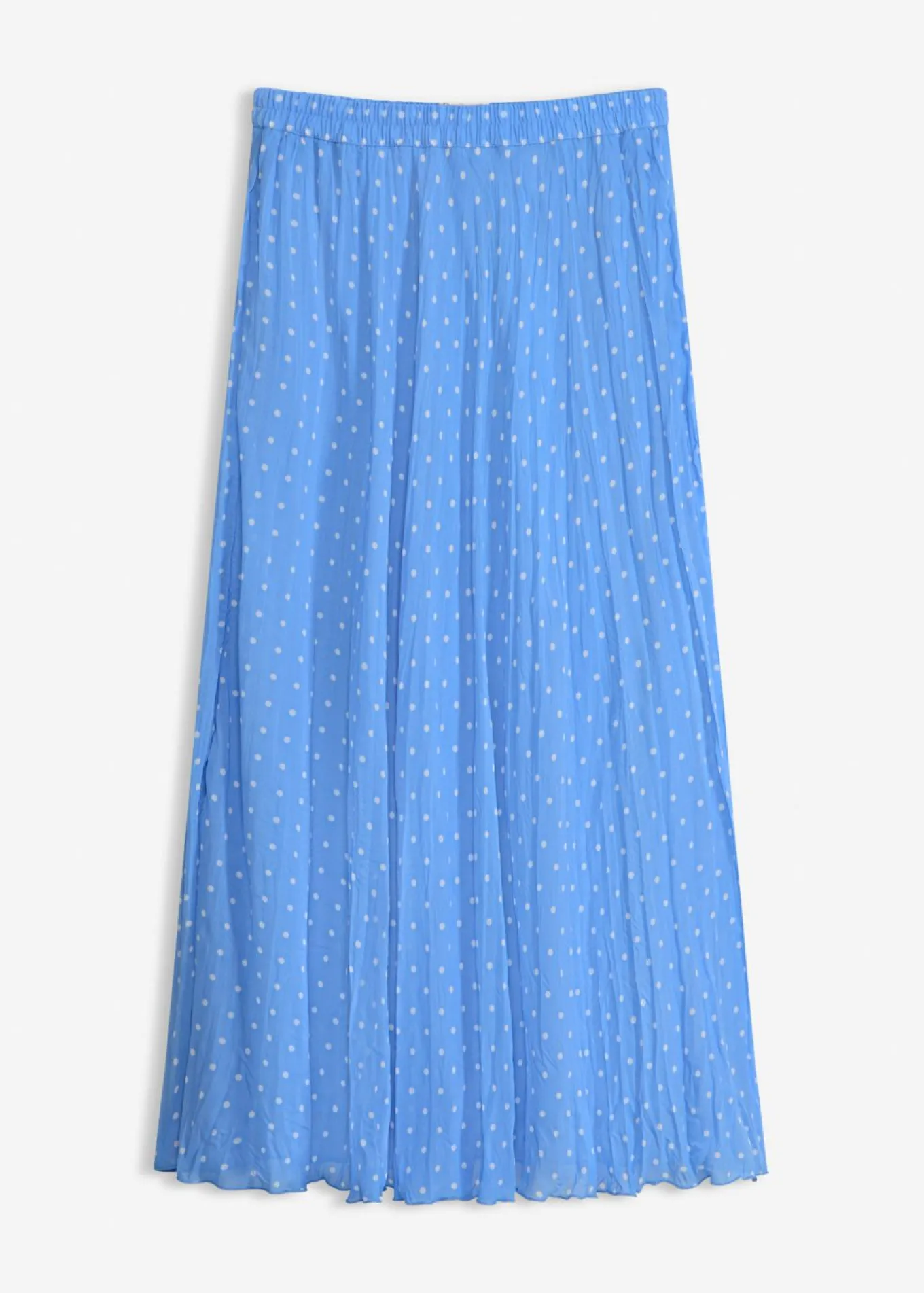 Falda de gasa con look arrugado