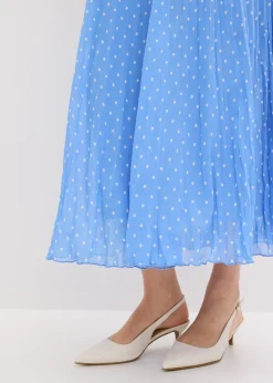 Falda de gasa con look arrugado
