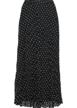 Falda de gasa con look arrugado