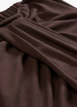 Falda de punto con cinturilla cómoda