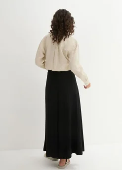 Falda de punto en mezcla de viscosa