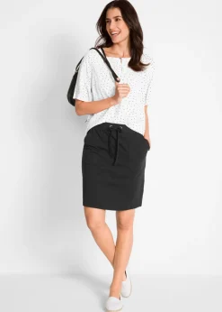 Falda elástica de algodón orgánico