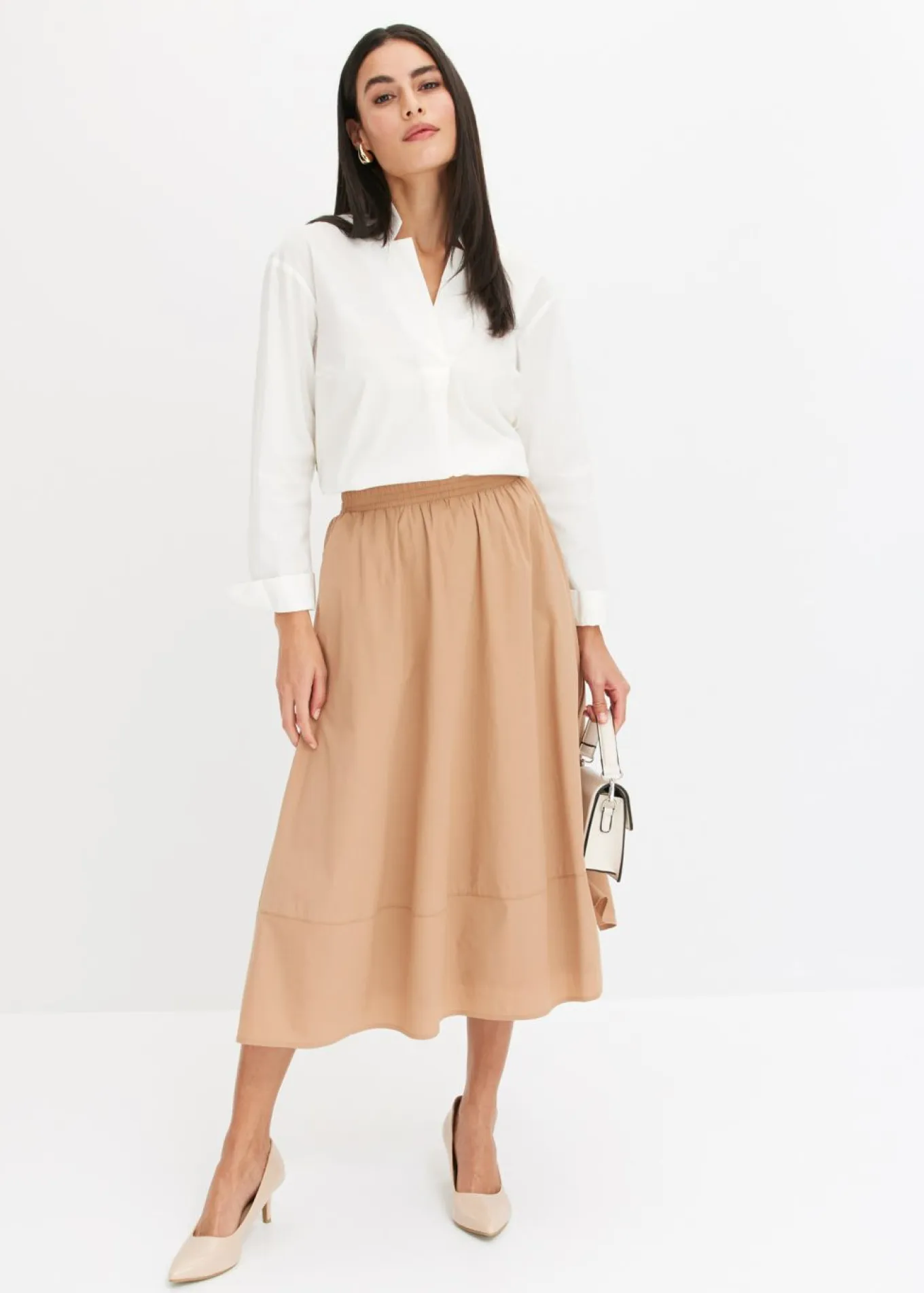 Falda midi