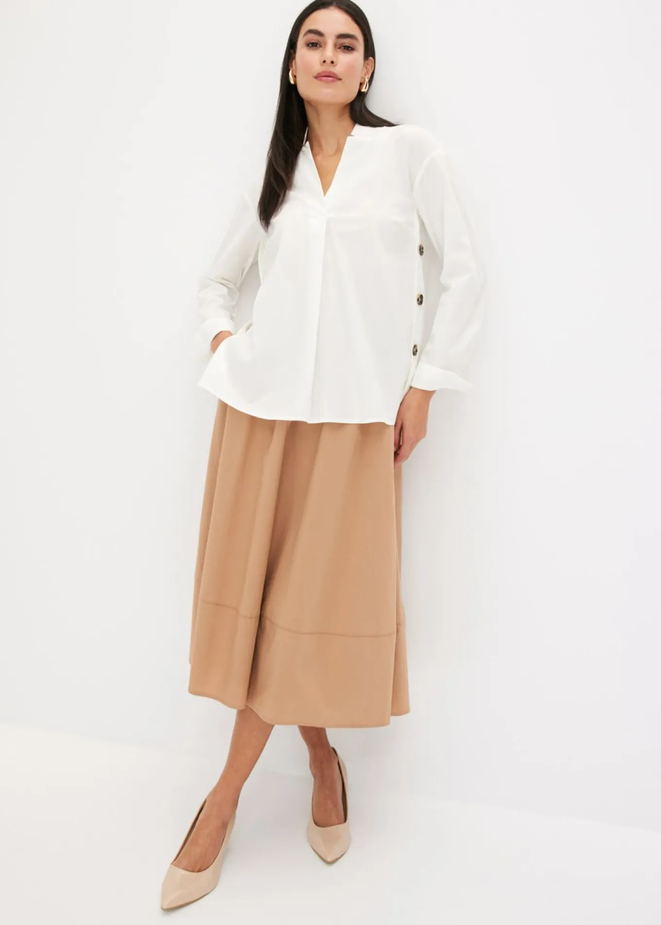 Falda midi